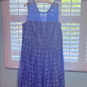 Sleeveless Periwinkle Dress